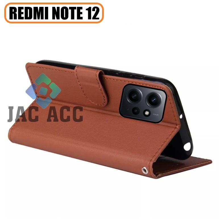 Product Introduction of DOMPET HP PREMIUM UNTUK XIAOMI REDMI NOTE 12 NEW LEATHER FLIP CASE PREMIUM UNTUK XIAOMI REDMI NOTE 12 NEW 2023 6