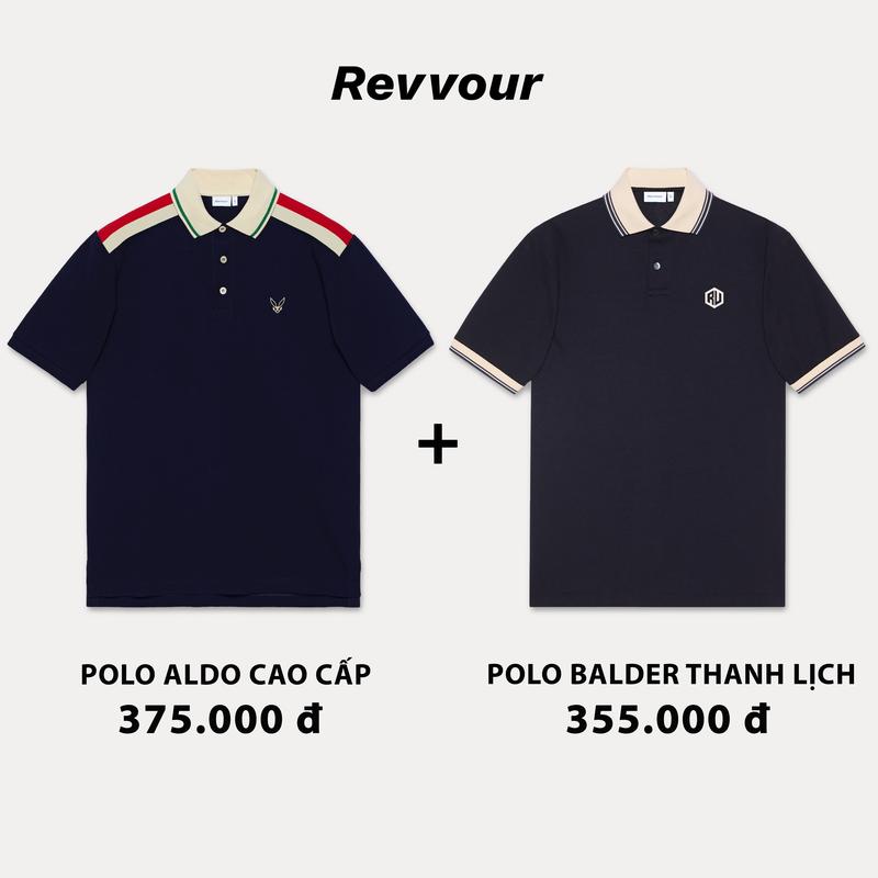 Combo 2 Áo Polo Aldo + Polo Balder ( Độc Quyền Revvour ) áo polo cá sấu