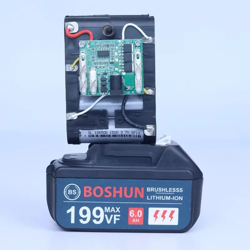 PIN 10 Cell 21V BOSHUN - CHÂN PIN PHỔ THÔNG M21 - BH 3 THÁNG 4