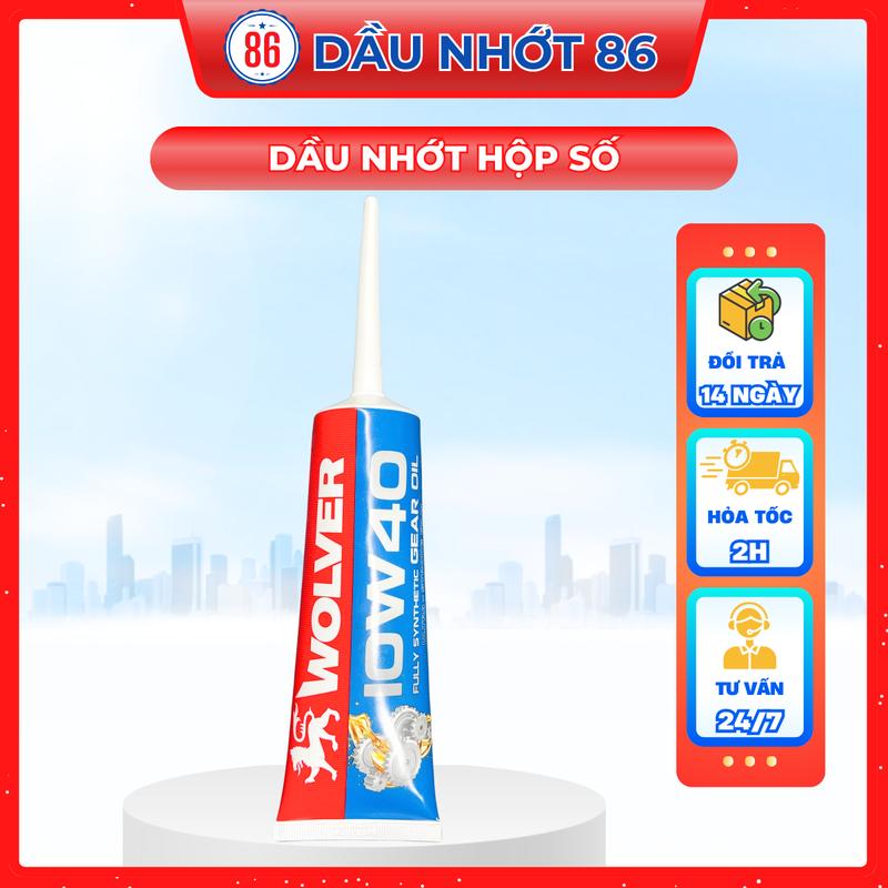Nhớt hộp số láp tổng hợp Wolver 10w40 120ML sản xuất tại Đức Phụ Tùng