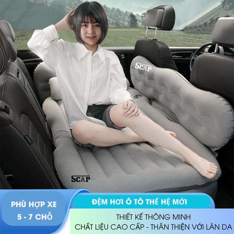 Giường hơi xe ô tô cao cấp Scarvn, đệm hơi ô tô tiện lợi phù hợp cho xe 4-7 chỗ - Bag Camping Túi Đồng
