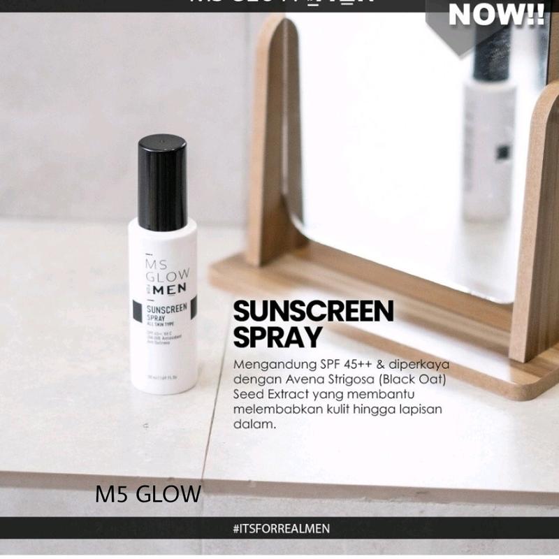 M5 GLOW SUNSCREEN SPRAY FOR MEN 0
