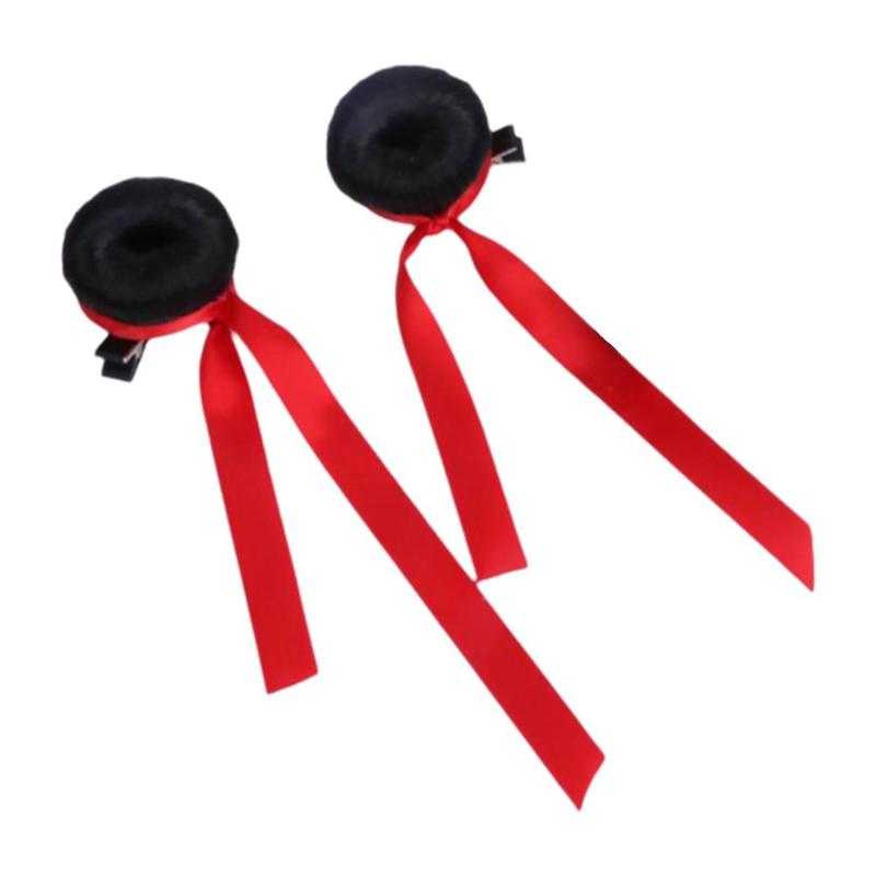 Product Introduction of 1 Pc Synthetic Hairpiece Cosplay Nezha Hair Bun Children Festival Party Headwear Headband Wig China TV Role Nezha Cosplay Costumes Accessories 17