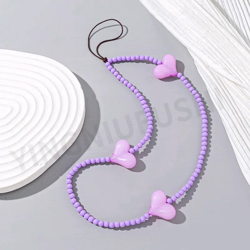 Gantungan hp tali hp love mutiara | Phone strap phone charm ala blackpink 7