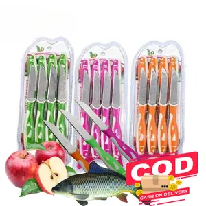 PISAU IKAN SET MINI OTSUKA 12 PCS / pisau kecil tajam pengupas pembersih sisik sayur buah apel sayur bawang motif ikan