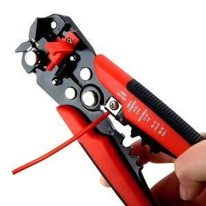 自動ワイヤーカッター、炭素鋼製ケーブルカッター、ワイヤーの剥ぎ取り・トリミング・圧着に対応した多機能ツール、人気商品