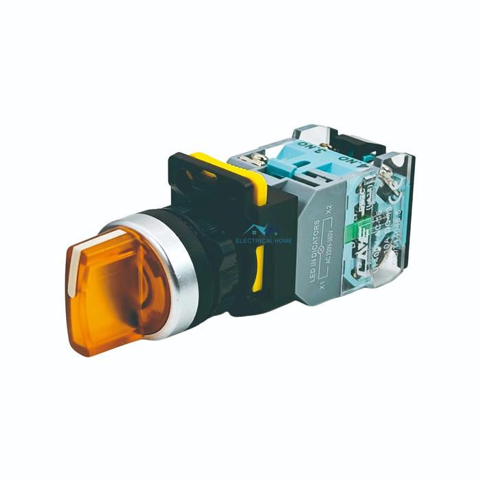 Gambar Selector Switch Lampu LED (STAY PUT) 2 POSISI 22MM TYPE LA38-11XD 220-380VAC - Kuning dari ELECTRICAL HOME Kota Surabaya 3 Tokopedia