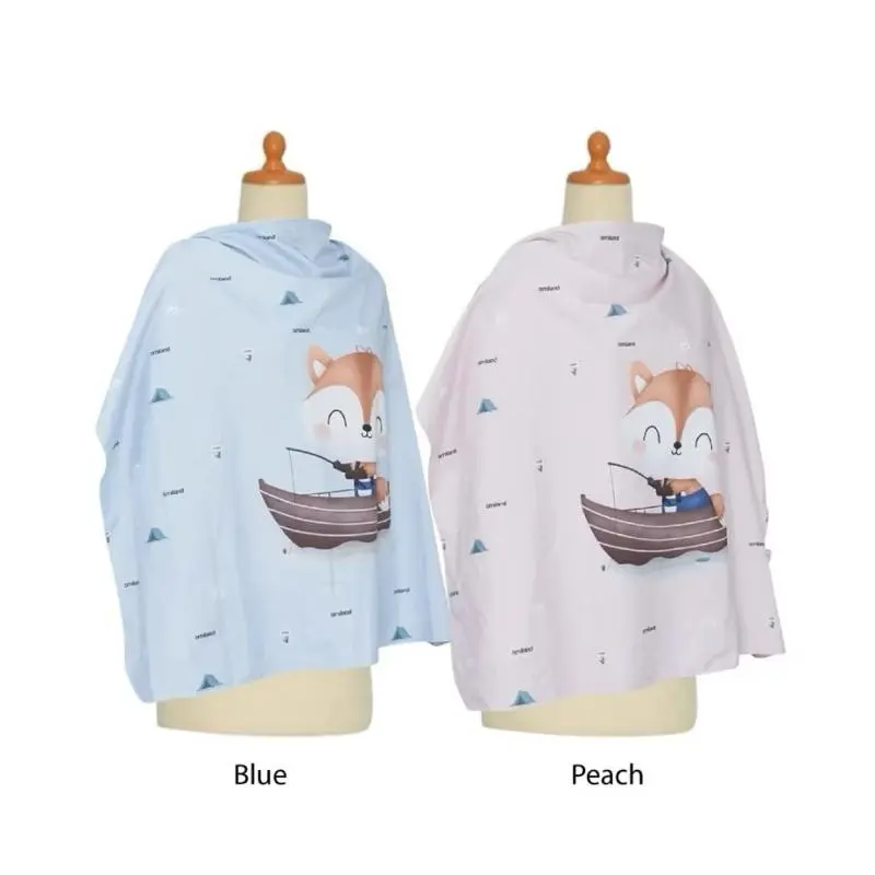 OMILAND Apron Menyusui / Penutup Ibu Menyusui Asi Fox Series Kain Penutup Anti Tembus Pandang Ibu Pompa Asi Traveling Mudik Celemek Busui Menyusui Nursing Apron