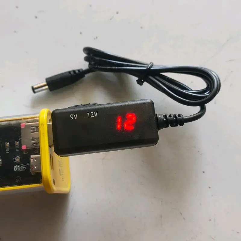 USB Boot Nguồn Từ 9v & 12v 1.3a Cấp Nguồn  Cho Wifi Khi Bị Cúp Điện Lấy Nguồn Từ Sạc Dự Phòng 0
