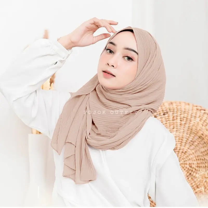 Hijab Pashmina full plisket diamond 1