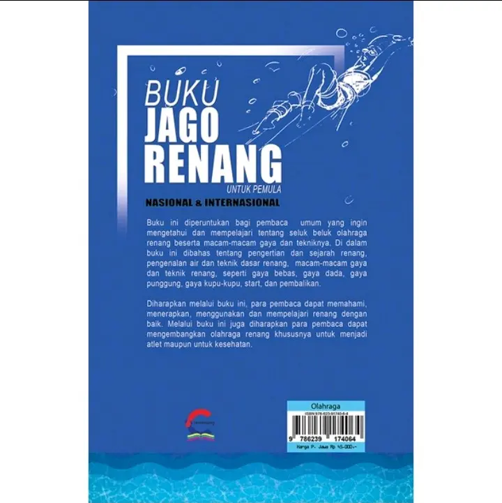Buku Jago Renang Untuk Pemula Nasional & Internasional, Buku Pendidikan Jasmani dan Olahraga 2