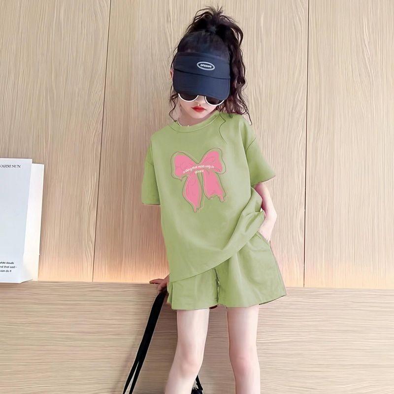 Bộ Đồ Mùa Hè Cho Bé Gái, Thời Trang Phong Cách Phương Tây, Quần Đùi Trẻ Em Mùa Hè, Bộ Đồ Hai Mảnh Thể Thao Đi Chơi, Hàng Mới Về Năm 2025, Bán Chạy Cửa Hàng 6