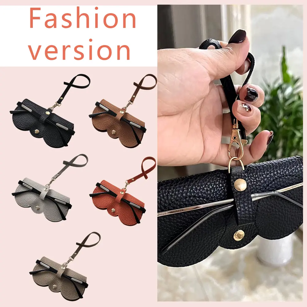 Túi Đựng Kính Mắt, Da Mềm, Thời Trang, Hộp Đựng Kính Lưu Trữ, Tay Áo Kính Mắt Sáng Tạo