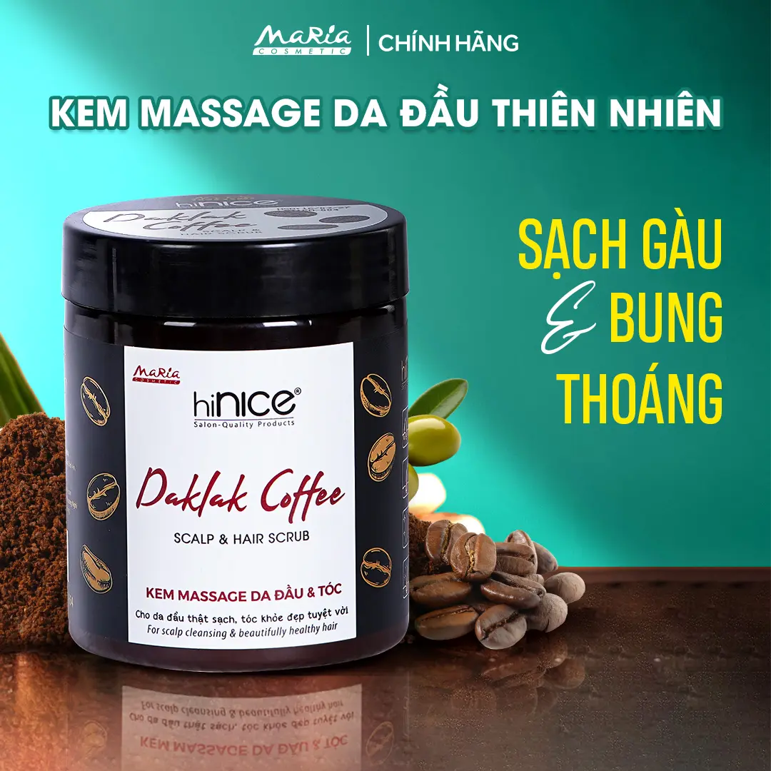 Kem massage hiNice làm phòng chân tóc cho da đầu và tóc