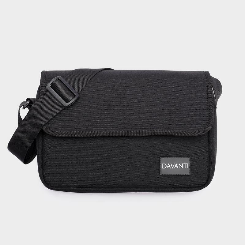 [Phiên bản logo 3D] Túi Đeo Chéo Vải Canvas DAVANTI Thời Trang DV298