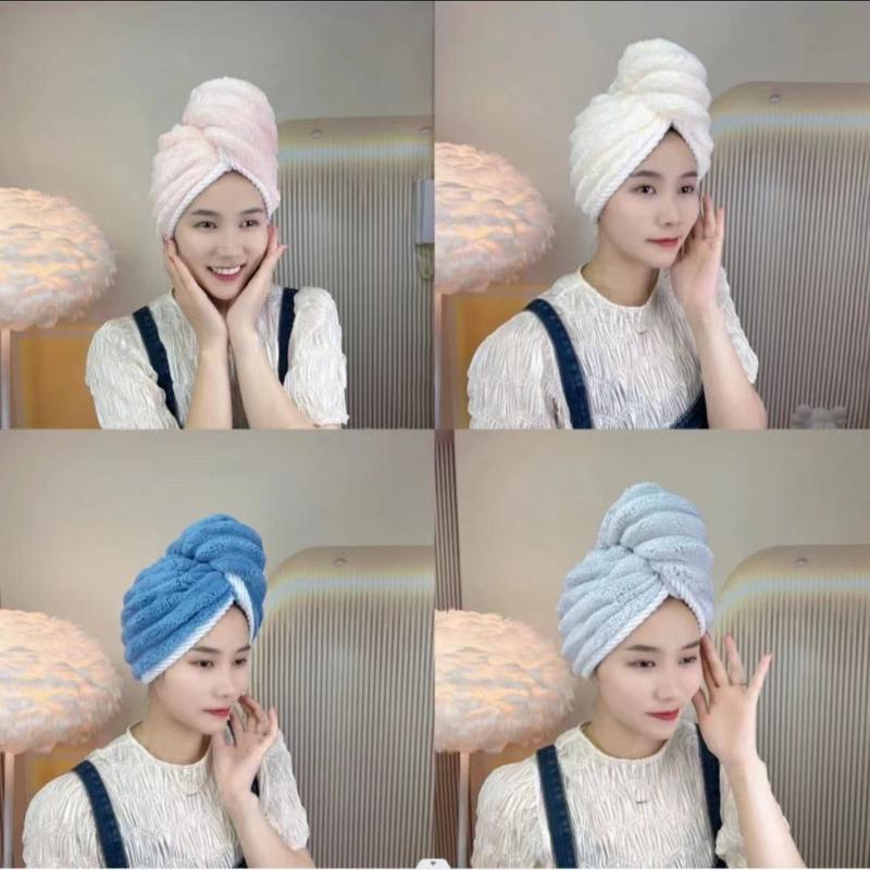 Product Introduction of Khăn tắm san hô, Mũ Sấy Tóc Bộ Ba Mảnh, Dày, Cotton Nguyên Chất, Thấm Hút, Mềm Mại Và Ấm Áp, Thích Hợp Cho Người Nổi Tiếng Trên Internet Và Học Sinh 9