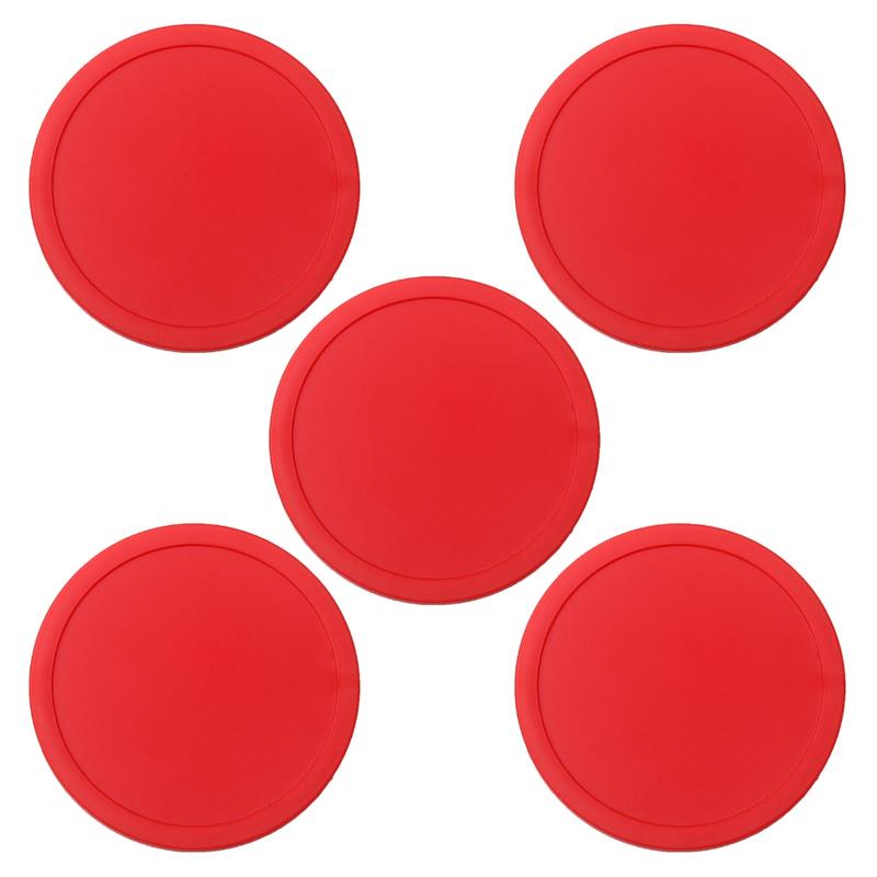 5Pcs Round Hockey Pucks Air Hockey Pucks Ball Replacement Heavy ...