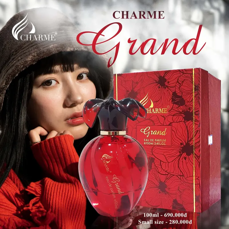 Nước Hoa Nữ Charme Grand 100ml- nữ tính và sang trọng Perfume Women Cosmetic Mỹ Phẩm 2