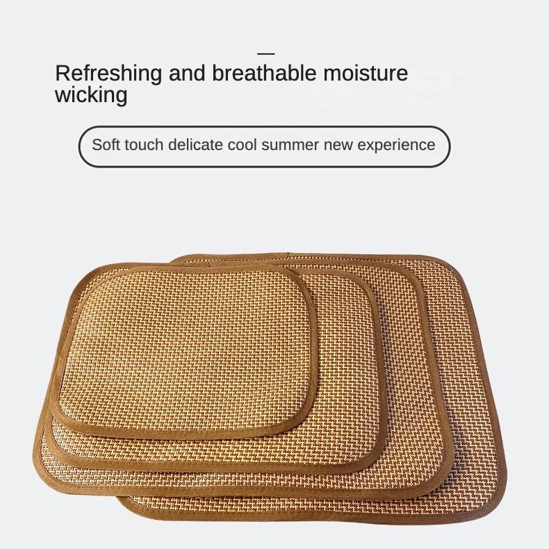 Pet Mat Summer Rattan Mat Doghouse Cathouse Square Dog Mattress Cat Bamboo Mat Pet Cool Mat 8