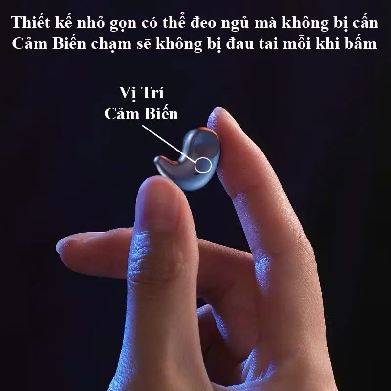 Tai Nghe Bluetooth 5.4 Nhét Tai Nhỏ Gọn  M52 Mẫu Mới Mỏng Nhẹ Nằm Ngủ, Micro Tích Hợp, Hàng Nhập Khẩu Cao Cấp - Earphone, Nghe Nhạc 5