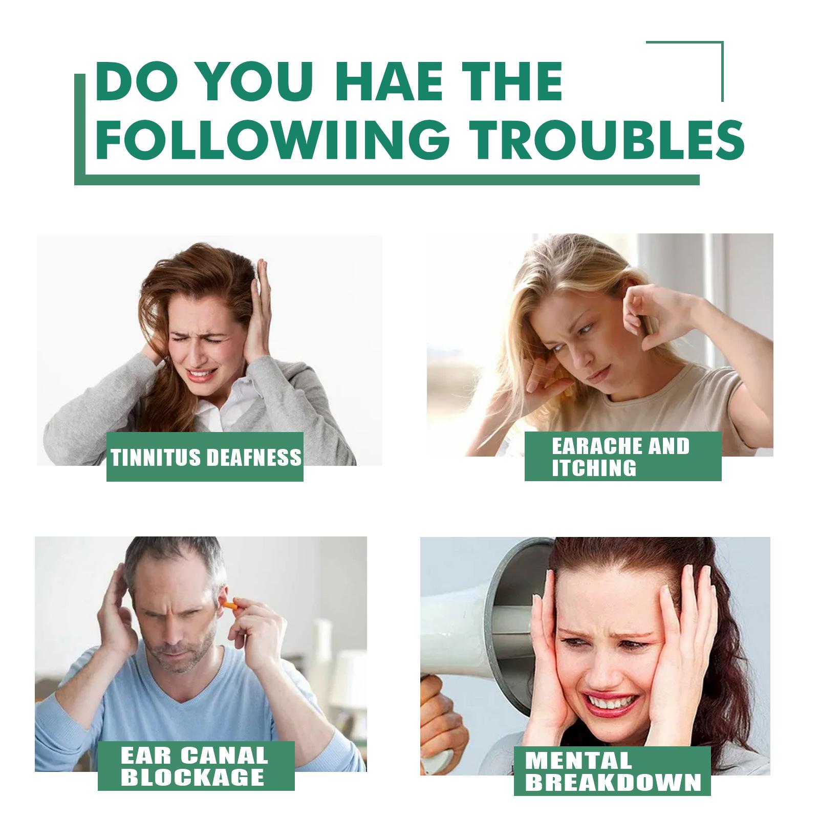 EELHOE Mendukung Tetes Telinga Sehat, Membersihkan Kotoran Telinga Untuk Mengurangi Tinnitus dan Ketidaknyamanan Punggung Perawatan Tubuh Tetes Telinga Ear Kuping