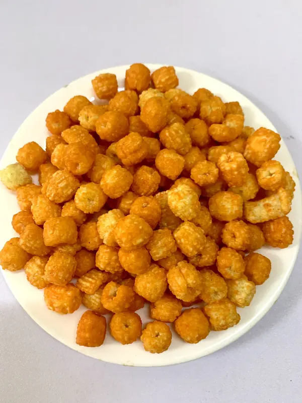 500g-1kg Nui chiên giòn, bắp sấy giòn, hạt sen cay tẩm vị đậm đà - Snack Ăn Vặt 0
