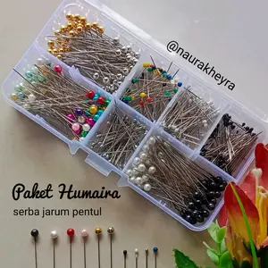 Paket pins hijab humaira isi jarum pentul newey prym
