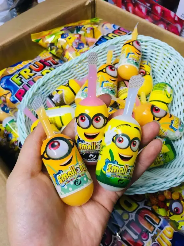Thạch Trái Cây Minion gói 840gr (24 cái)- Thạch Dừa Cho bé/ Thạch Rau Câu/Pudding - Đồ Ăn Vặt Ruvask 3