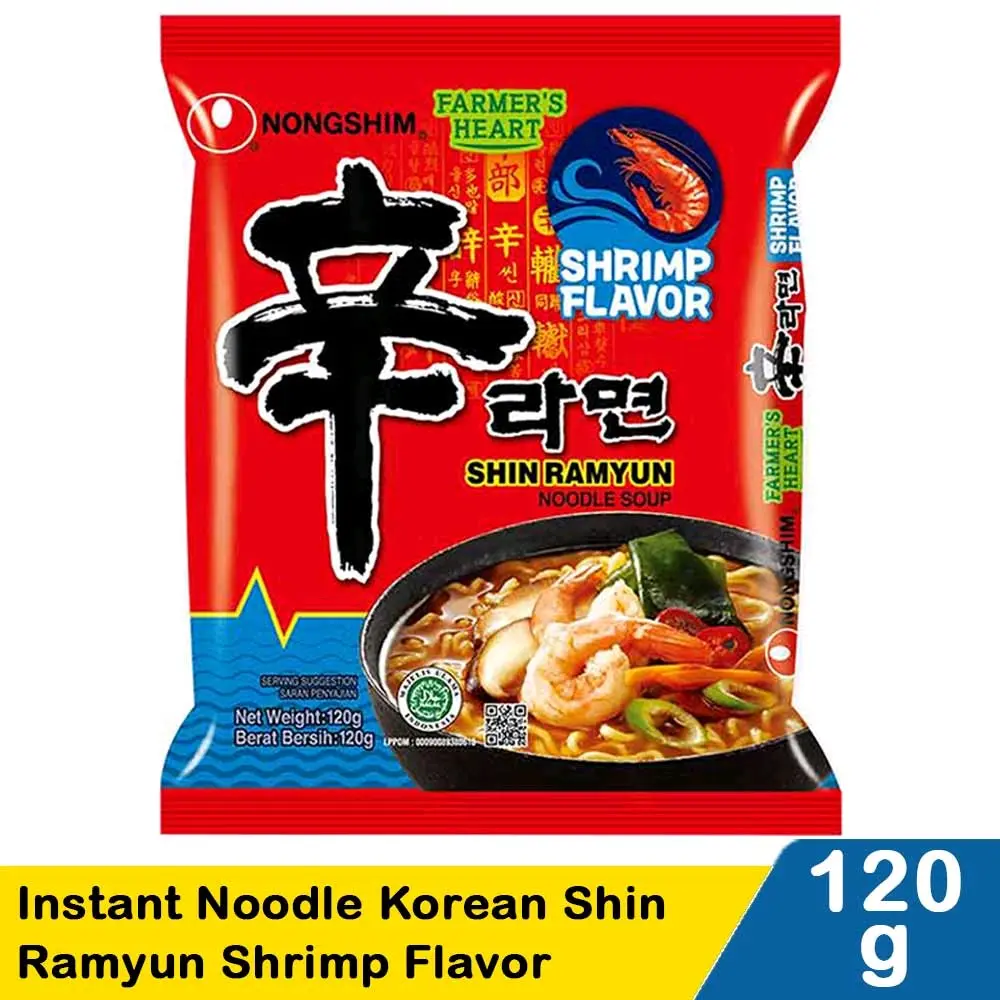 Nongshim Shin Ramyun Shrimp Flavor exp 2024