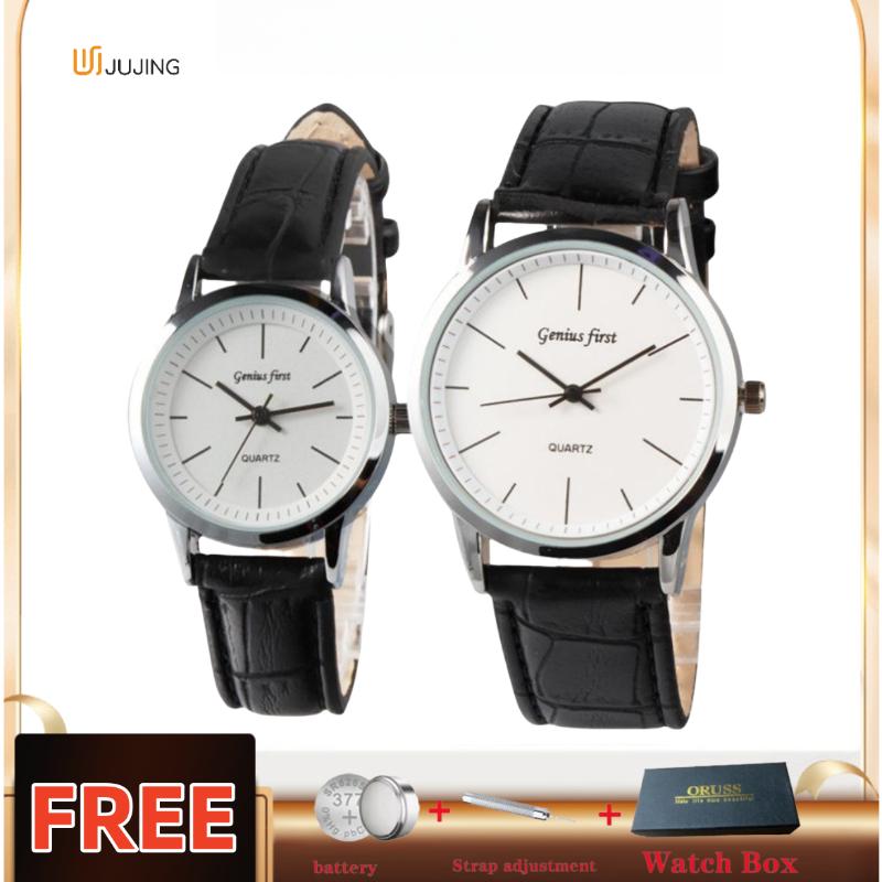 Đồng Hồ Cặp Đôi, Không Thấm Nước, Thiết Kế Hợp Xu hướng Giá Cả Phải Chăng, Da Sang Trọng, Dây Đeo Tay Hợp Kim Cao Cấp, Thích Hợp Cho Các Cặp Đôi 1