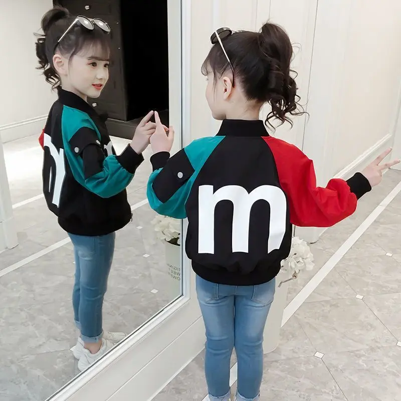 Áo Khoác Mùa Xuân Cho Bé Gái, Quần Áo Trẻ Em, Thời Trang, Áo Sơ Mi Có Mũ Trùm Đầu Có Khóa Kéo, Thích Hợp Cho Trẻ Em Và Thanh Thiếu Niên, Hàng Mới Về 2024, Áo Bé Gái 4