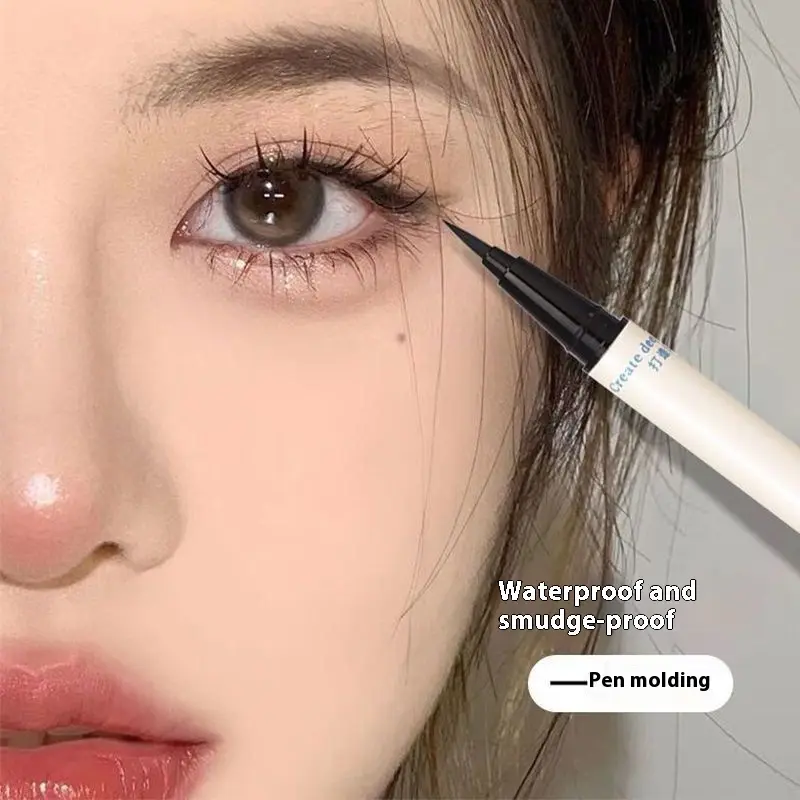 [0.01mm Ultra Fine Liquid Eyeliner]Waterproof and sweatproof Long-lasting color without smudging Student beginner eyeliner Easily create exquisite eye makeup   natural eyeliner   eyeliner