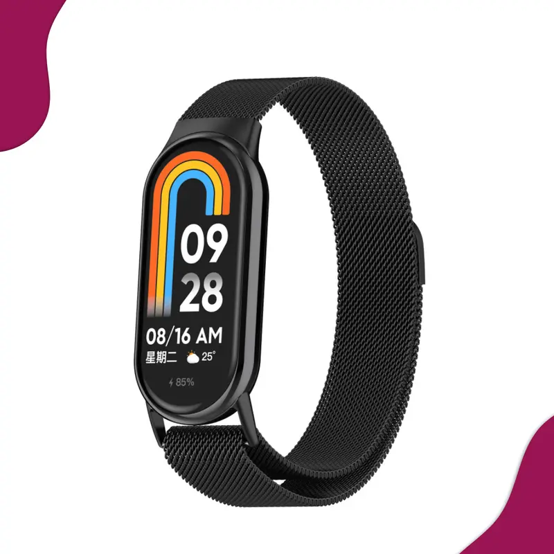 Milanese Magnet Loop Strap for Xiaomi Mi Band 8 9 Jam 2