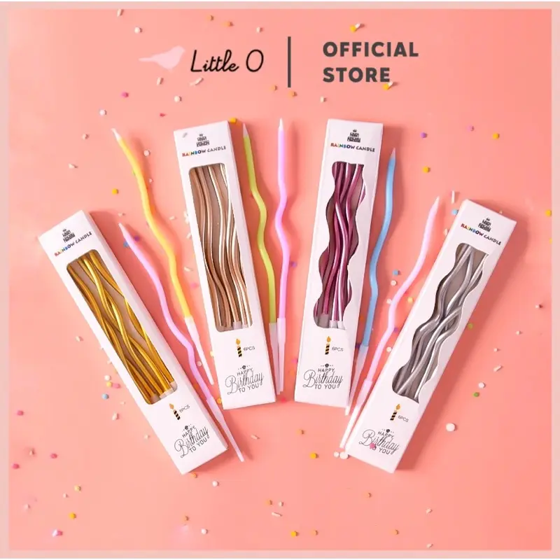 Lilin Spiral Panjang / Lilin Ulang Tahun Spiral