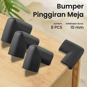 Bumper Pinggiran Meja Baby Safety Table Edge Corner Guard 8 PCS - L-8104