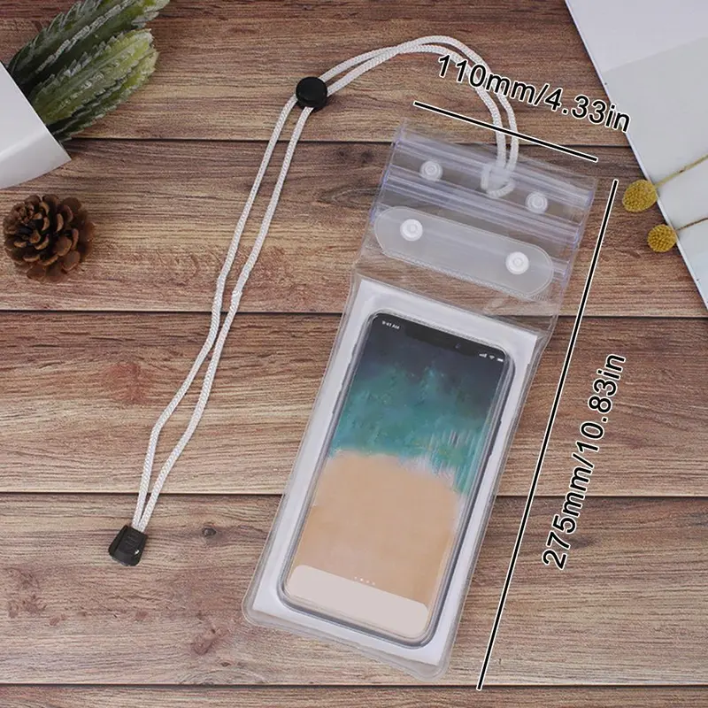 Túi Chống Nước Điện Thoại Di Động Túi Đựng Điện Thoại, Túi Đựng Điện Thoại Đại Dương, Túi Chống Nước, Chống Bụi Mưa, Q5Y0 4