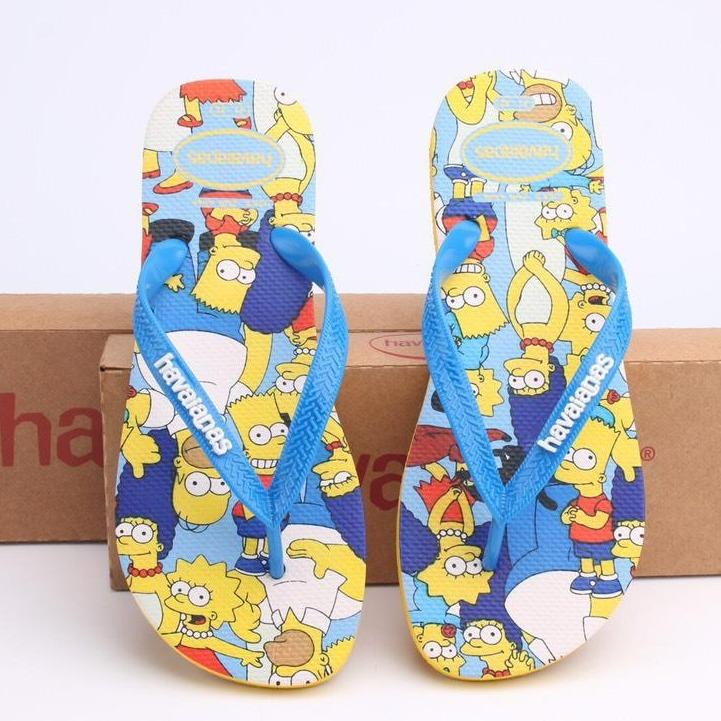  Dép xỏ ngón Havana Nam   mẫu gia đình simpson  