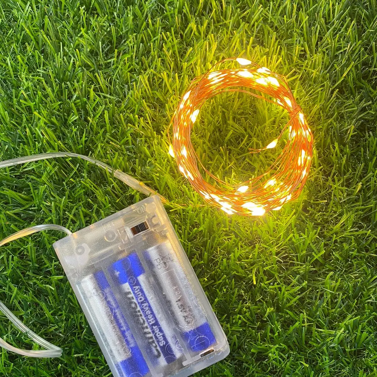 Đèn dây nháy led xài pin 3A. 5m/10m. Ánh sáng trắng, vàng, đổi màu