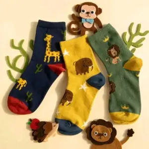 (3 PASANG) kaos kaki paud, tk, sd & smp motif lucu KWALITAS PREMIUM Anak Fashion