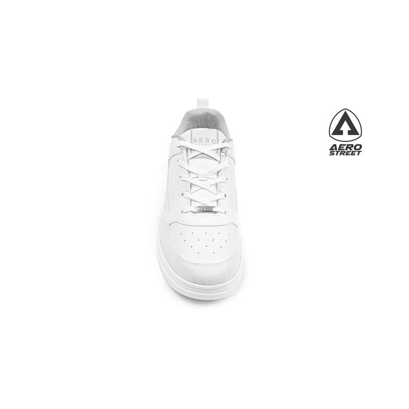 Aerostreet 37-44 Brooklyn Putih Putih Abu Muda - Sepatu Sneakers Casual Sport 6