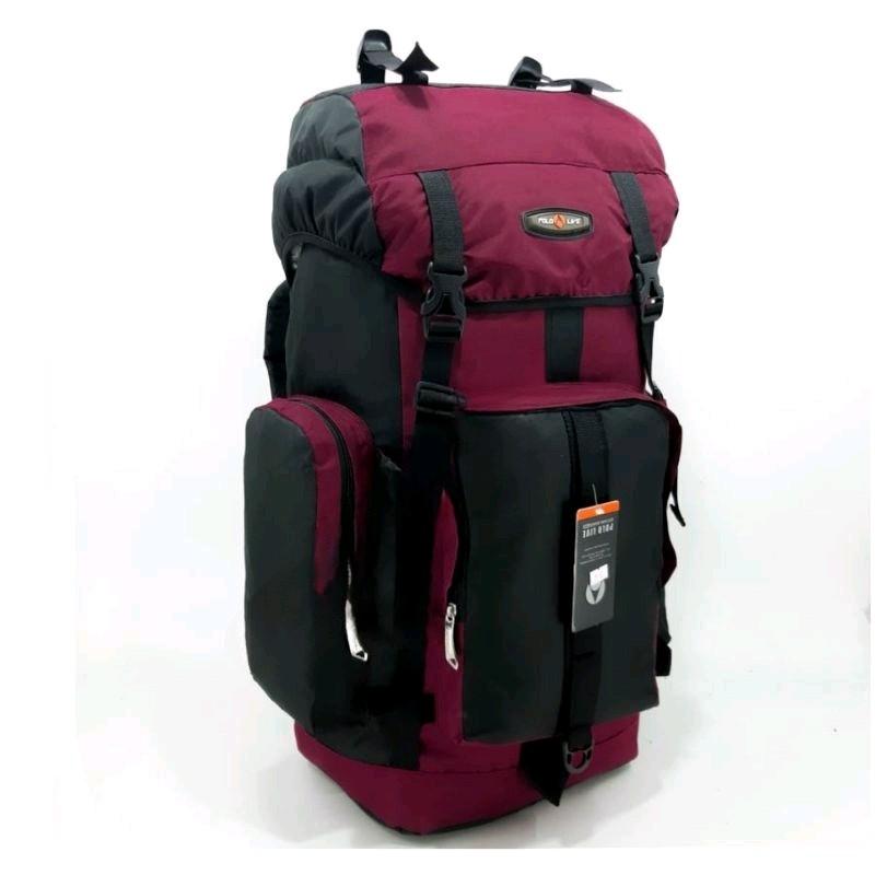 Tas keril 60L tas gunung besar tas gunung murah tas gunung pria dan wanita Olahraga Ransel mendaki tas olahraga 1