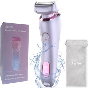 Electric Razor for Women, 1 Box Waterproof Wet & Dry Use Electric Shaver, Portable Gentle Lady Shaver for Home Travel, Women Hair Removal Tool, Winter Gift