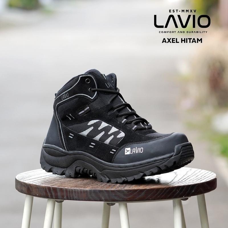 Lavio Sepatu Pria Wanita Unisex Safety Boots High Premium Quality Axel Booster Mood Hiking Proyek Outdoor sepatugununganakanaklaki Indonesia Navy Hiking Shoes 7