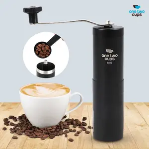 One Two Cups Penggiling Biji Kopi Manual Coffee Grinder Adjustable - E810 X OYA