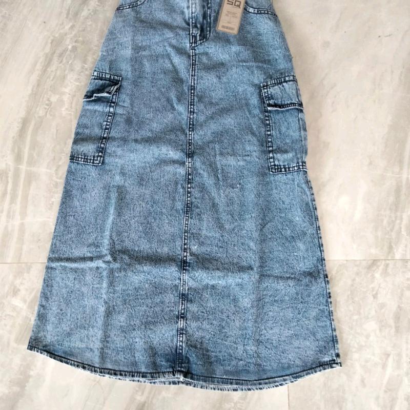 ROK CARGO JEANS ANAK UMUR 7-12 TAHUN ROK PEREMPUAN 1