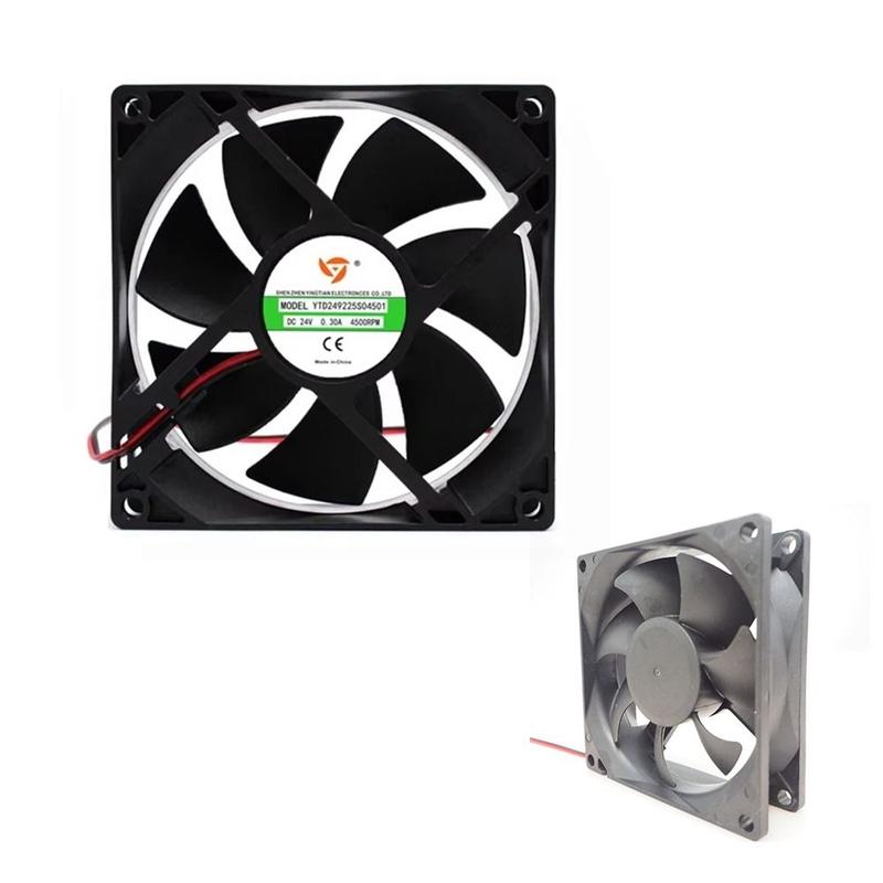 Product Introduction of ttooller Durable 9CM 24V 0.30A 4500RPM Welding Machine Cooling Fan Exhaust Ventilation Server Fan High Air Volume Welding Machine Fan for YTD249225S04501 9