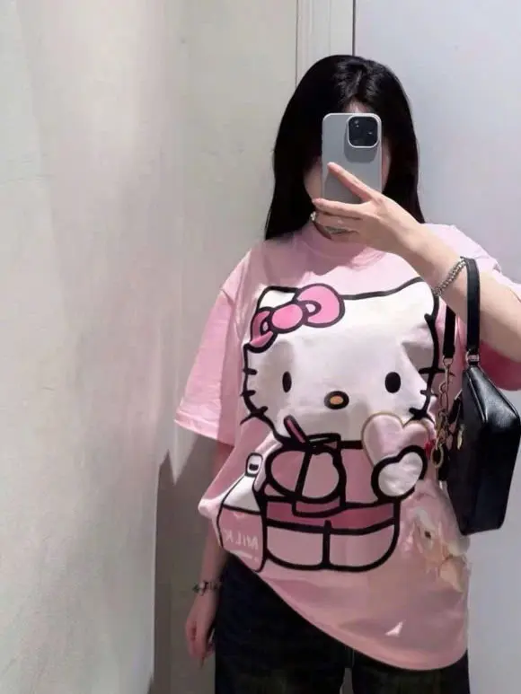 Áo hello kitty 100% Contton - Xuất Xứ Quảng Châu