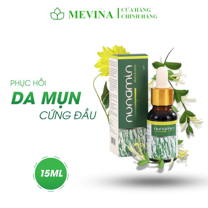 Tinh Chất Chấm Mụn Cóc, Mụn Cơm, Chai Chân, Mắt Cá Chân, Mụn Thịt, Mụn Ruồi Chiêt Xuất Từ Thảo Mộc Việt- Nunamin Serum15ML Skincare Làm Đẹp Da Chăm Sóc Da Cấp Ẩm 0