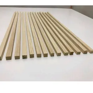 Stik kayu kotak ukuran 2cm x 1,5cm x 120cm Stik kayu kotak ukuran 2cm x 2cm x 120cm