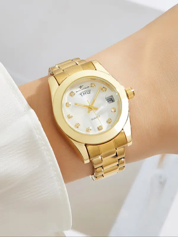 Mother'sday Gifts, Accurately Display The Day and Day Of The Week, A Stylish Gift with A Box, Modern A Watch for A Lady 6